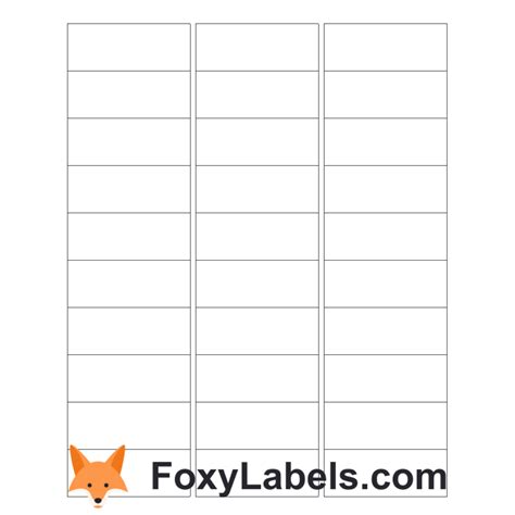 Avery Label 6585 Template